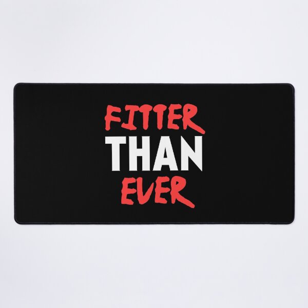 Item preview, Fitter than ever, fitness motivational quote designed and sold by EnzoVectorism.