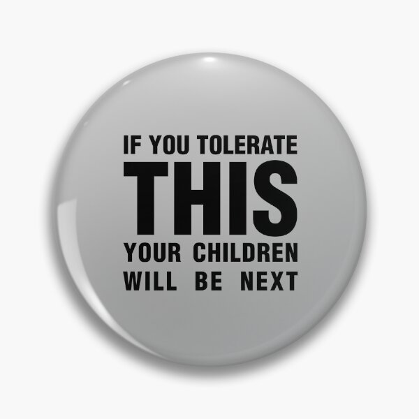 Item preview, If you tolerate this, black designed and sold by perezzzoso.