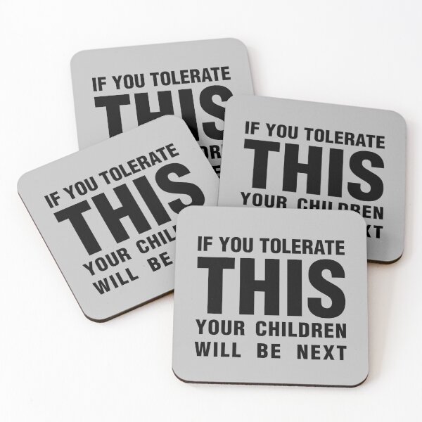 Item preview, If you tolerate this, black designed and sold by perezzzoso.
