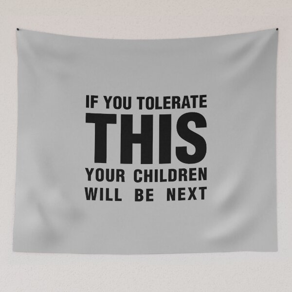 Item preview, If you tolerate this, black designed and sold by perezzzoso.