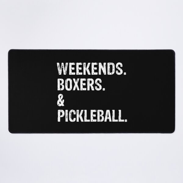 Item preview, Weekends Boxers and Pickleball Funny Dog Gift designed and sold by Guarddogdrive.