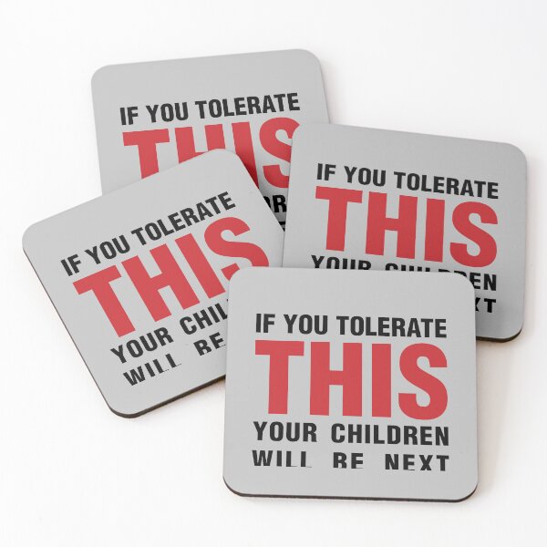 Item preview, If you tolerate this, black & red designed and sold by perezzzoso.