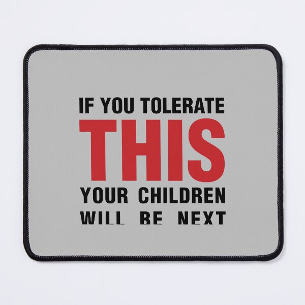 Item preview, If you tolerate this, black & red designed and sold by perezzzoso.