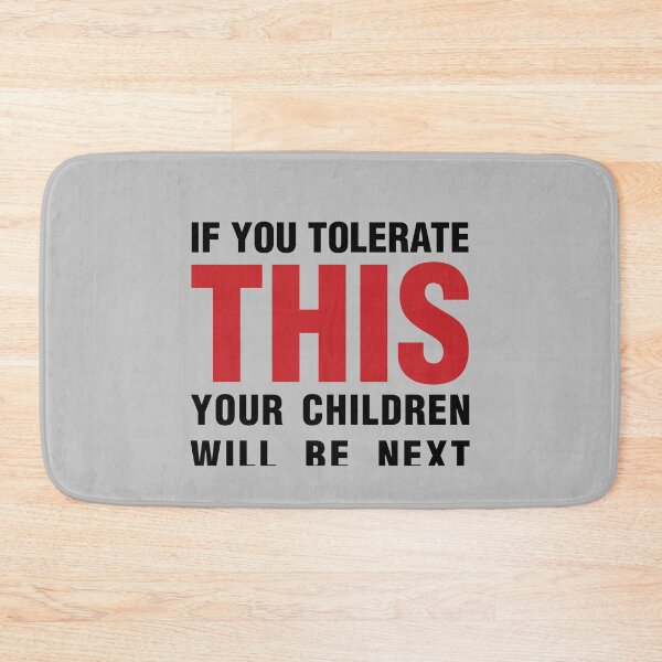 Item preview, If you tolerate this, black & red designed and sold by perezzzoso.