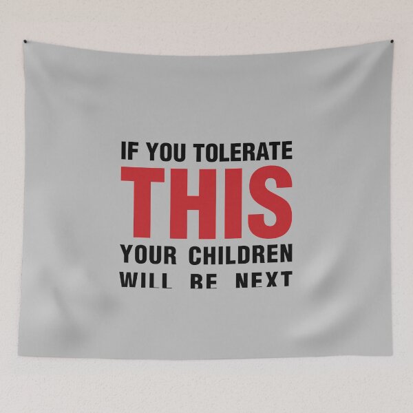 Item preview, If you tolerate this, black & red designed and sold by perezzzoso.