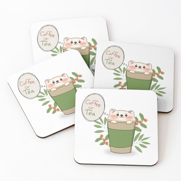 Item preview, Coffee or Tea Cup Cat designed and sold by ByJYA.
