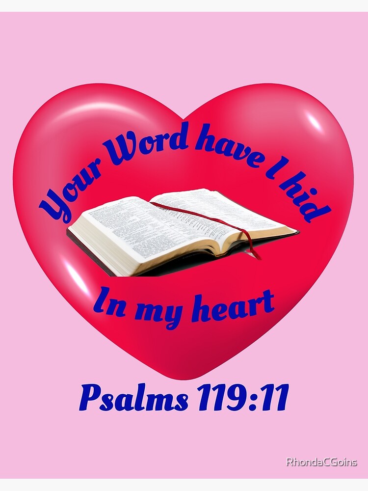 I have Hidden Your Word In My Heart Tote Bag I have Hidden Your Word In My Heart Tote Bag