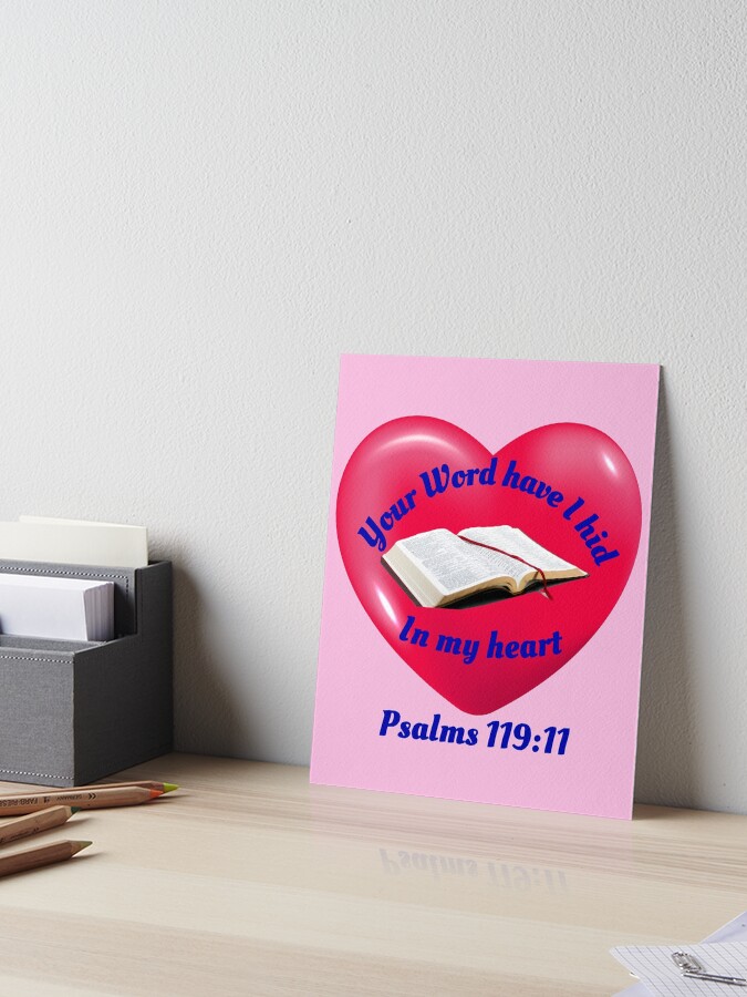 I have Hidden Your Word In My Heart Tote Bag I have Hidden Your Word In My Heart Tote Bag