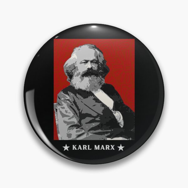 Item preview, Retro Karl Marx Portrait designed and sold by BluebellPainter.