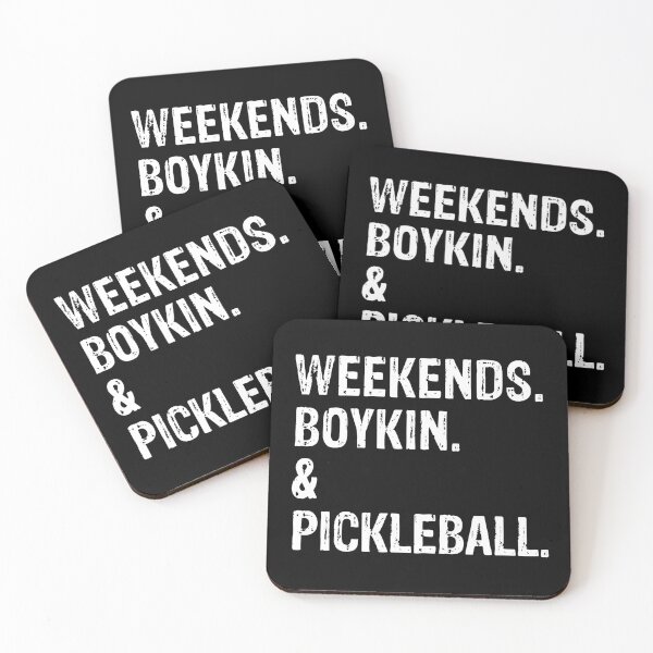 Item preview, Weekends Boykin and Pickleball Funny Dog Gift  designed and sold by Guarddogdrive.