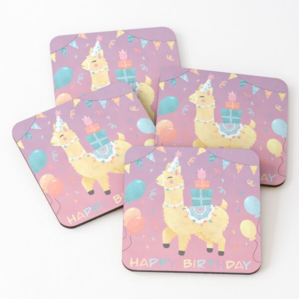 Item preview, Happy llama Birthday designed and sold by Greta Costabile.