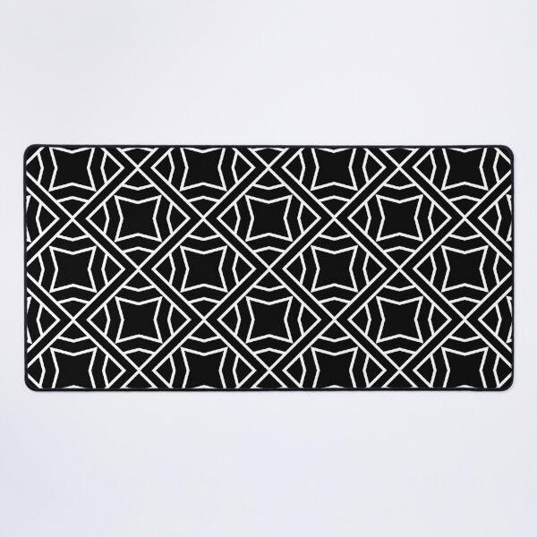Item preview, Black and White Modern Stripe Cube Tile Pattern 2 designed and sold by All-Black-White.
