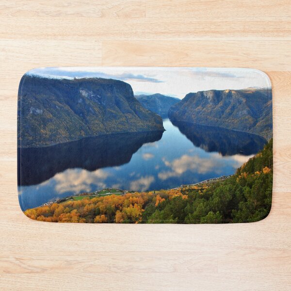 Item preview, Aurlandsfjord Flam Norwegian Fjord Norway Scandinavia designed and sold by AndyEvansPhotos.