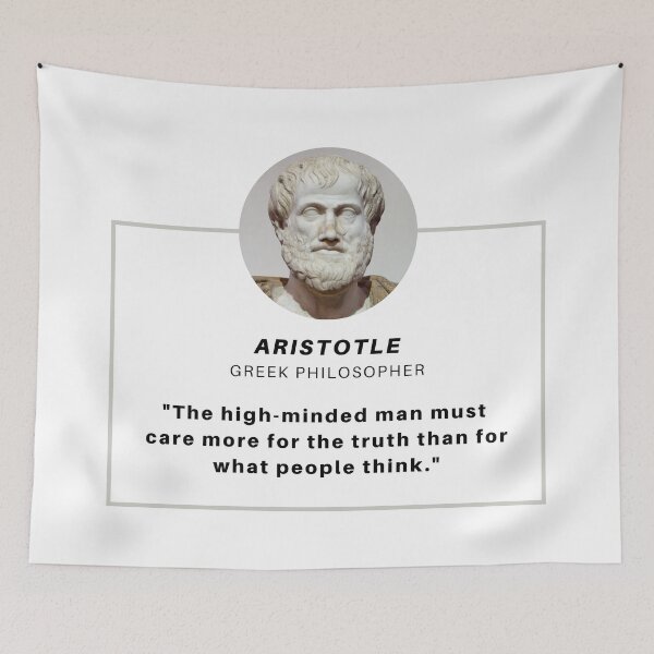 Item preview, Aristotle Quote designed and sold by The-Quote-House.