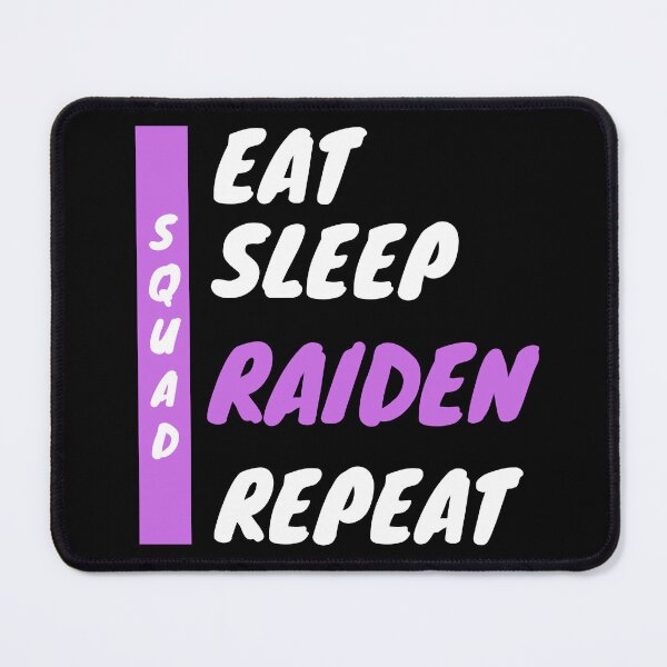 Item preview, Raiden, escuadrón de Raiden, equipo de Raiden, come, duerme, repite Raiden, impacto de genshin: para los amantes de Raiden designed and sold by MokonoKokoro.