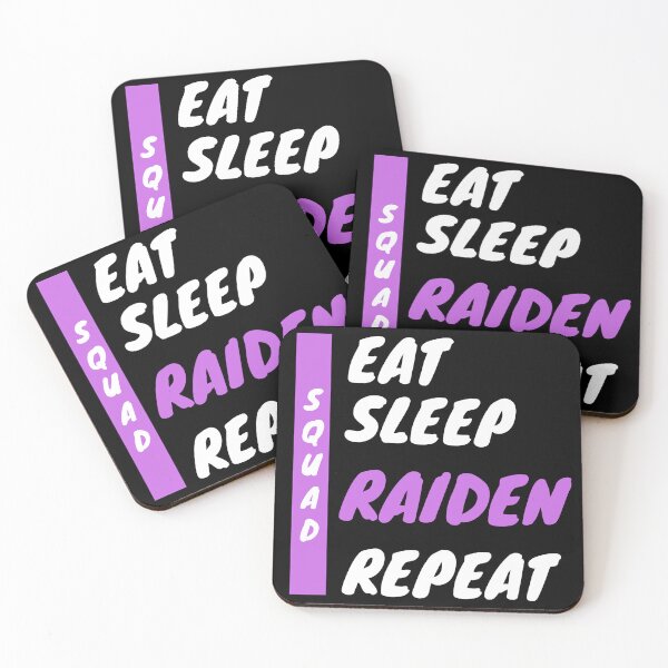 Item preview, Raiden, escuadrón de Raiden, equipo de Raiden, come, duerme, repite Raiden, impacto de genshin: para los amantes de Raiden designed and sold by MokonoKokoro.