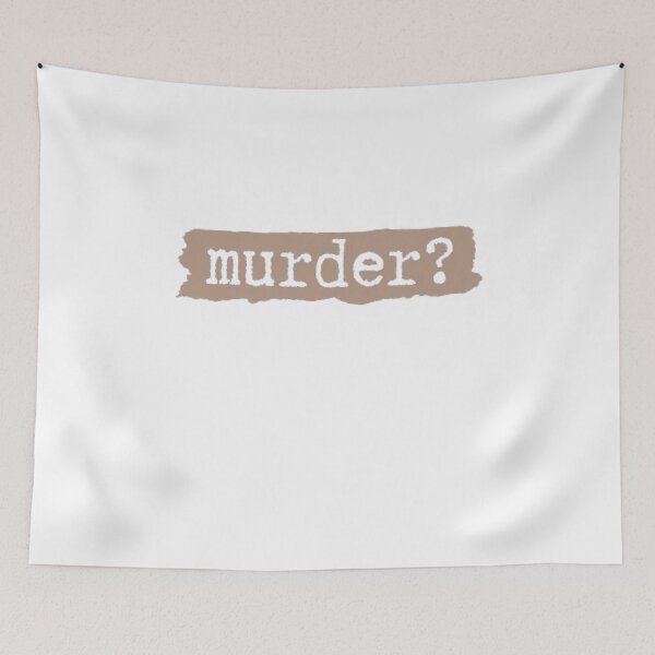 Item preview, Murder Crime Fan designed and sold by peterArt22.