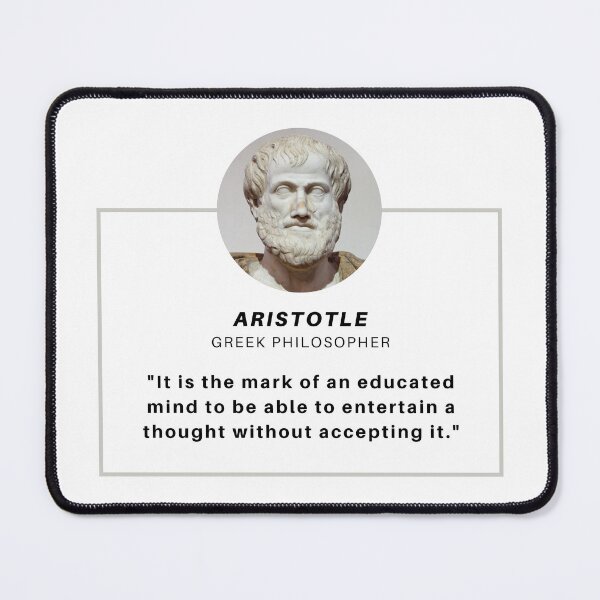 Item preview, Aristotle Quote designed and sold by The-Quote-House.
