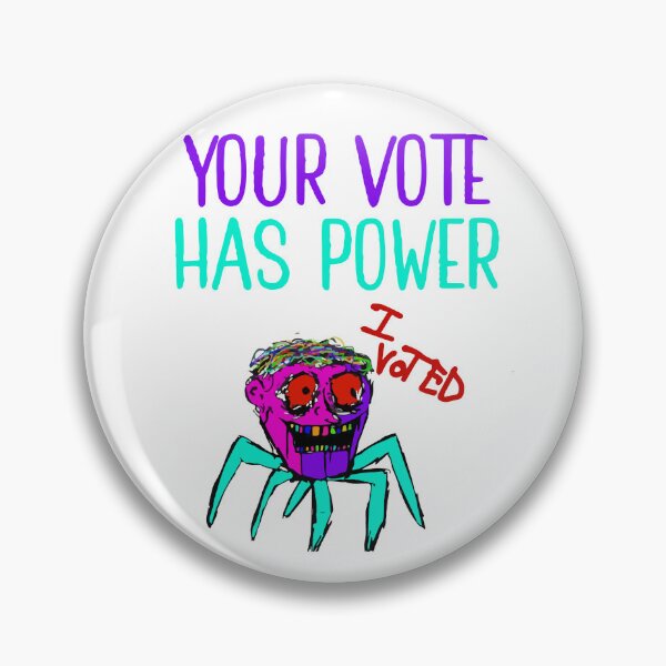 Item preview, Spider I Voted Ulster Country  designed and sold by Liza Design.