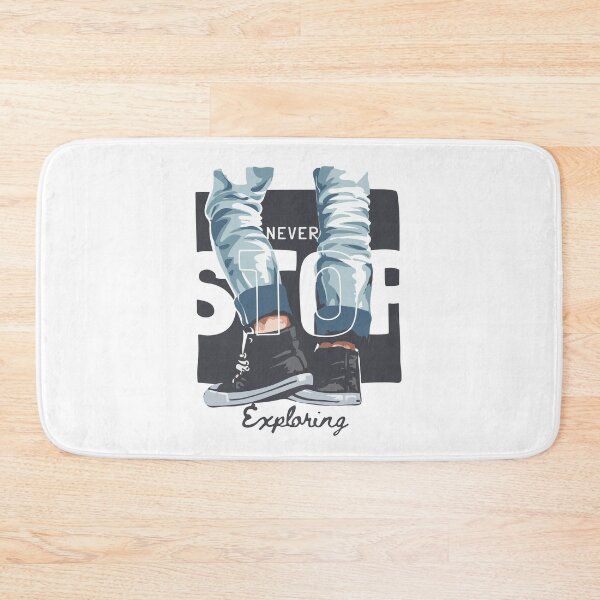 Item preview, Never stop exploring designed and sold by Egezinti.