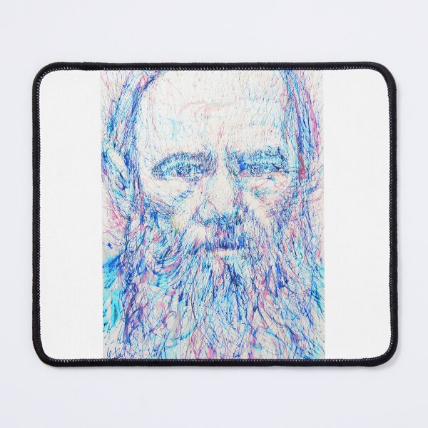 Item preview, Fyodor Dostoevsky / colored pens portrait designed and sold by lautir.