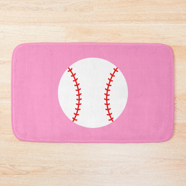 Item preview, Béisbol con diseño de fondo rosa designed and sold by beccaveedesigns.