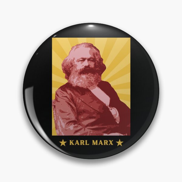 Item preview, Retro Karl Marx Portrait designed and sold by BluebellPainter.