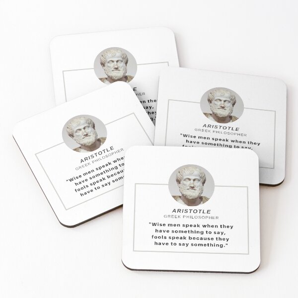 Item preview, Aristotle Quote designed and sold by The-Quote-House.