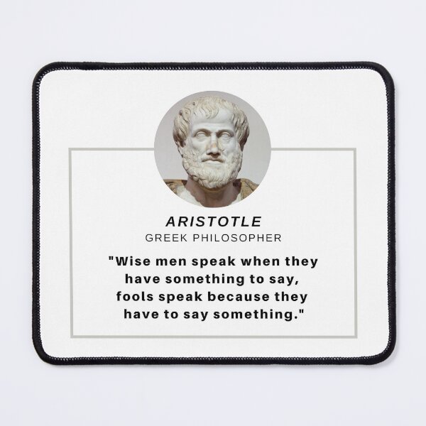 Item preview, Aristotle Quote designed and sold by The-Quote-House.