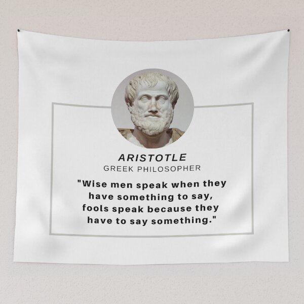 Item preview, Aristotle Quote designed and sold by The-Quote-House.