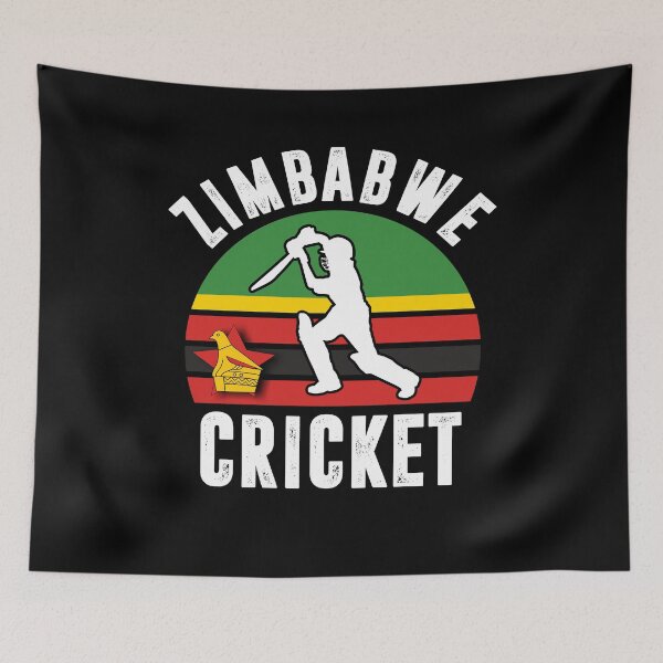 Item preview, Zimbabwe Cricket flag sport designed and sold by hadlamcom.