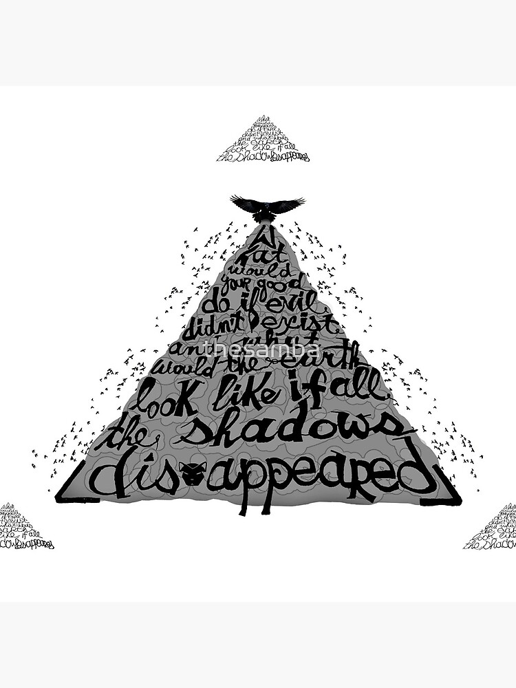 "Master and Margarita (Good and Evil)" Acrylic Block by thesamba