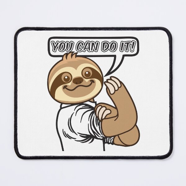 Item preview, Sloth can do it! designed and sold by plushism.