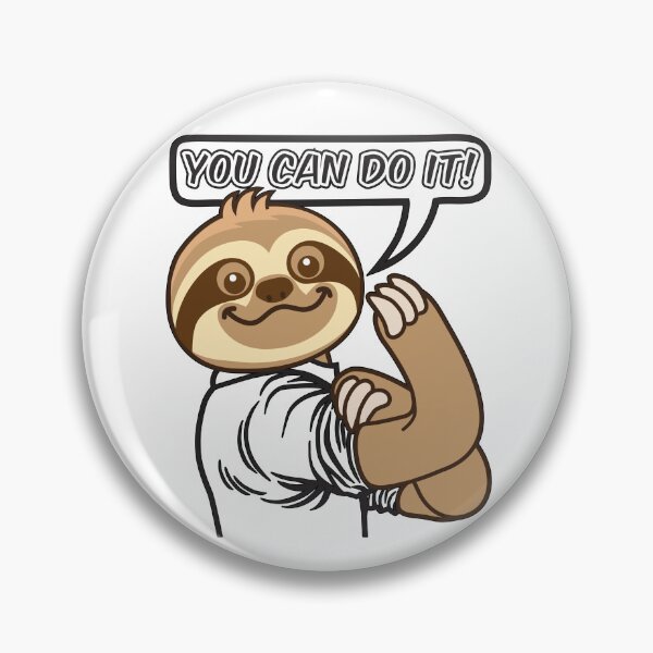 Item preview, Sloth can do it! designed and sold by plushism.