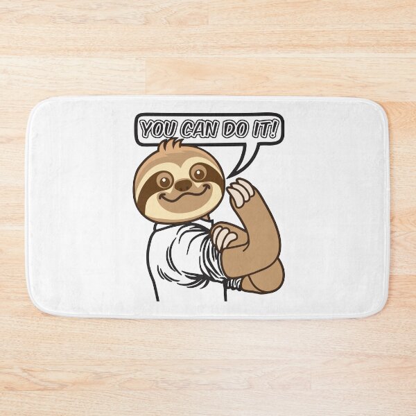 Item preview, Sloth can do it! designed and sold by plushism.