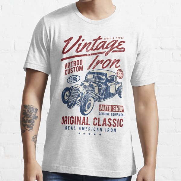 "HOTROD Vintage Iron Hot Rod Shirt Motif" Tshirt for Sale by