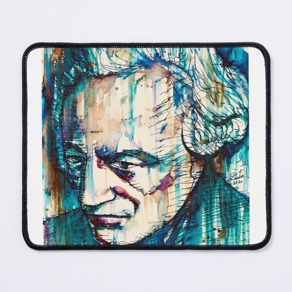 Item preview, IMMANUEL KANT watercolor and ink portrait .1 designed and sold by lautir.