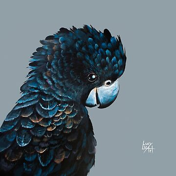 Artwork thumbnail, Black cockatoo by lucyluart