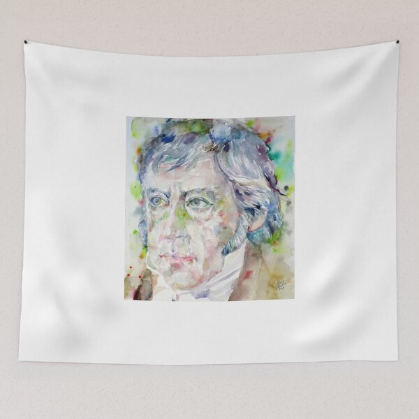 Item preview, HEGEL - watercolor portrait designed and sold by lautir.