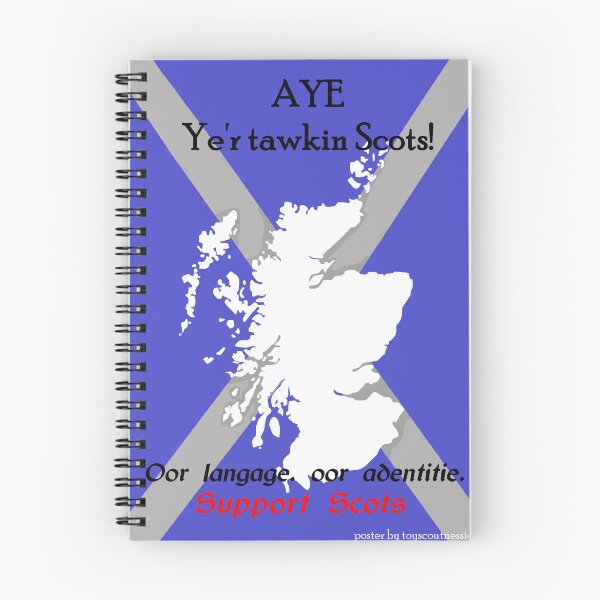 Item preview, Scots Poster "aye" designed and sold by Niseag.