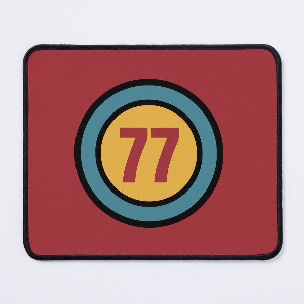 Item preview, The Number 77 - seventy seven - seventy seventh - 77th designed and sold by SirenSeventyOne.