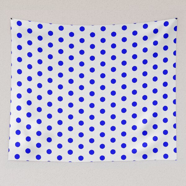 Item preview, Retro Polka Dots - Blue designed and sold by ArtEyeCandy.