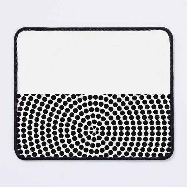 Item preview, Black and White Retro Circle Polka Dot Pattern On Solid Color designed and sold by All-Black-White.
