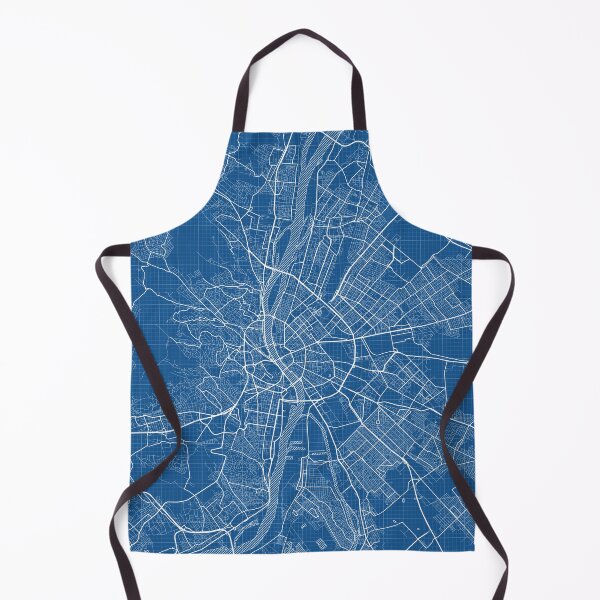 Item preview, Budapest City Map of Hungary - Blueprint designed and sold by deMAP.