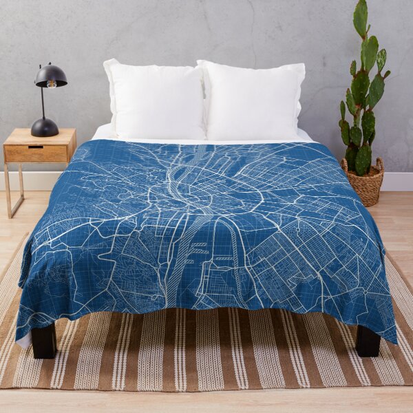 Item preview, Budapest City Map of Hungary - Blueprint designed and sold by deMAP.