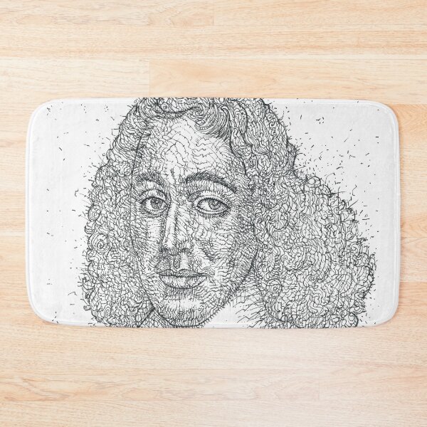 Item preview, BARUCH SPINOZA - ink portrait designed and sold by lautir.