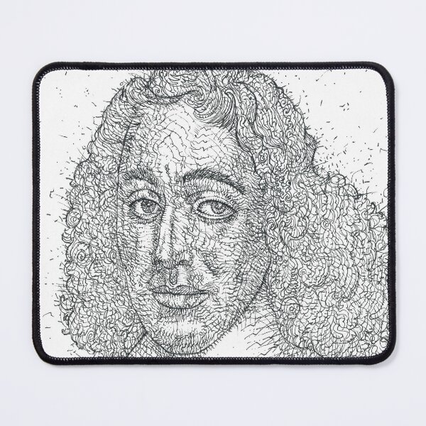 Item preview, BARUCH SPINOZA - ink portrait designed and sold by lautir.