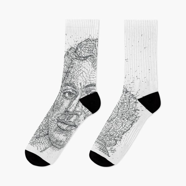 Item preview, BARUCH SPINOZA - ink portrait designed and sold by lautir.