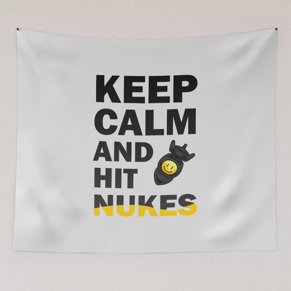 Item preview, Keep Calm And Hit Nukes designed and sold by RetroPack.