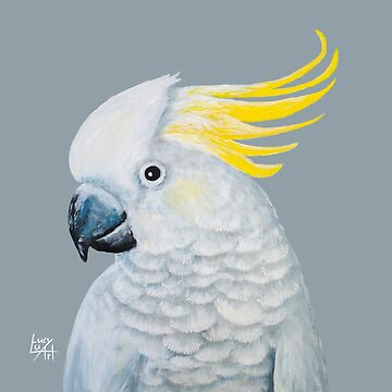 Artwork thumbnail, Sulphur-Crested cockatoo by lucyluart